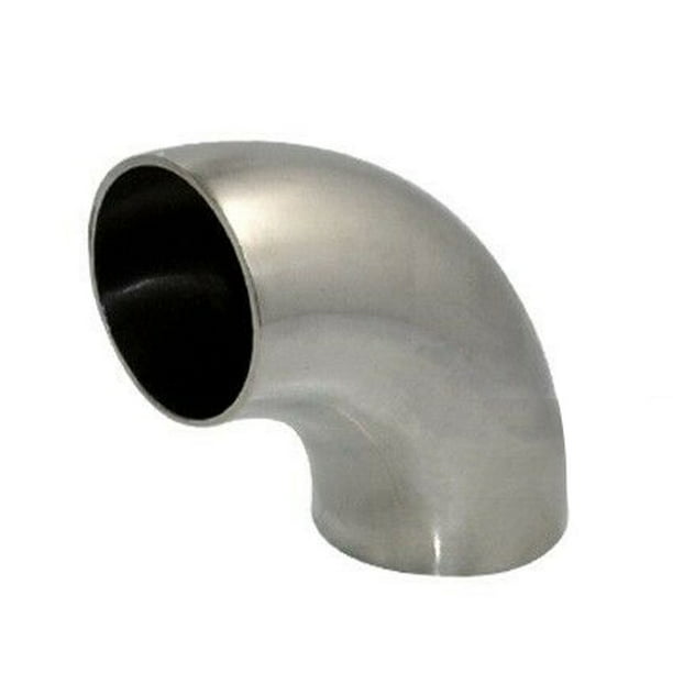 38mm 1.5'' Sanitary Weld Elbow Pipe Fitting 90 Degree Stainless Steel SS 316
